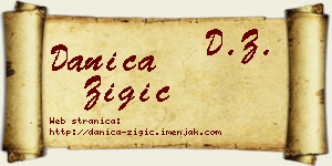 Danica Žigić vizit kartica